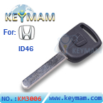 Honda ID46 Transponder Key 